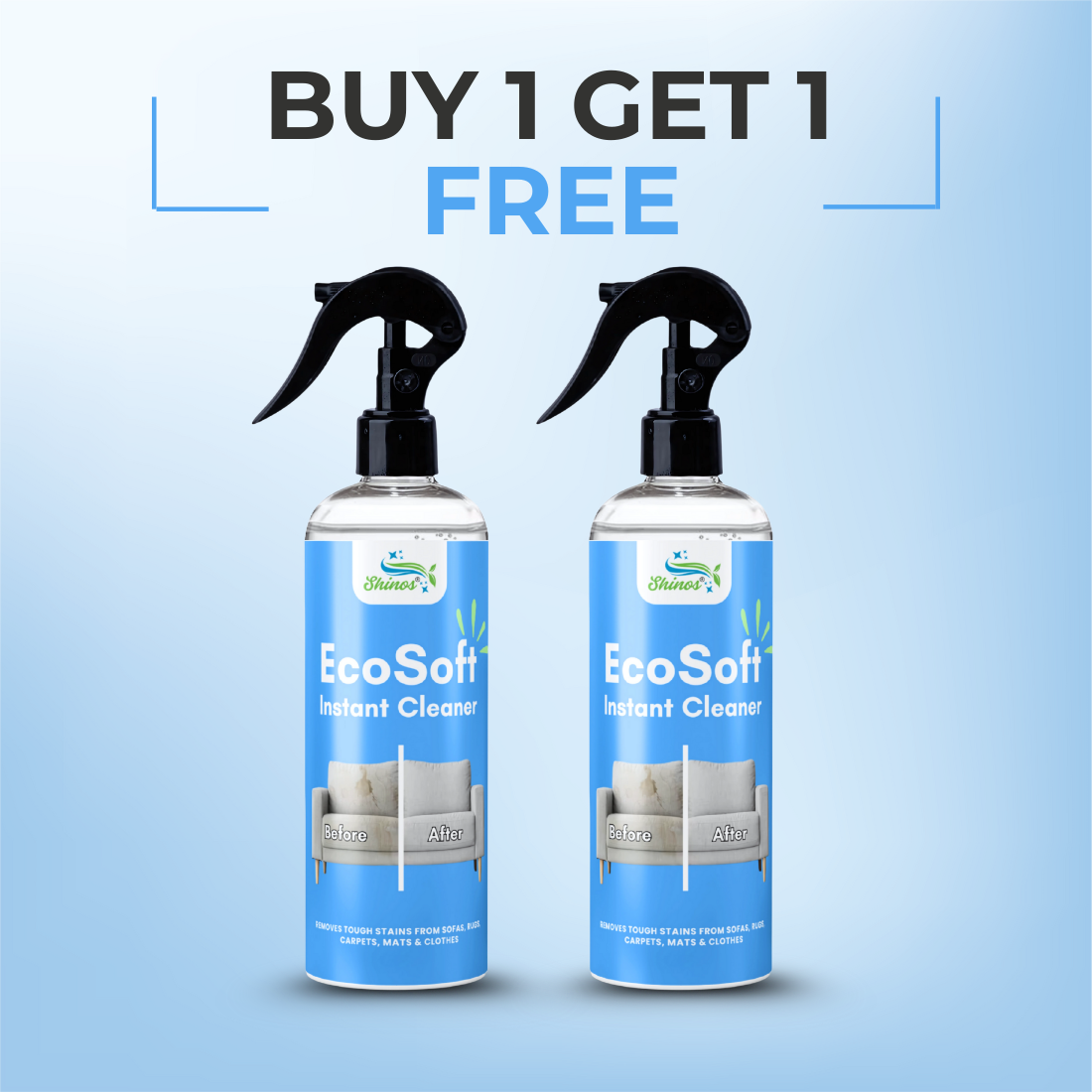 Ecosoft Upholstery Cleaner | Tough on Stains. Safe on Fabric. Fresh Like New