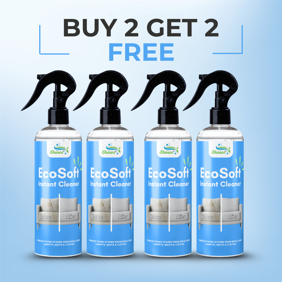 Ecosoft Upholstery Cleaner | Tough on Stains. Safe on Fabric. Fresh Like New