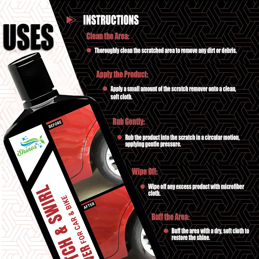 Scratch & Swirl remover For Car & Bike