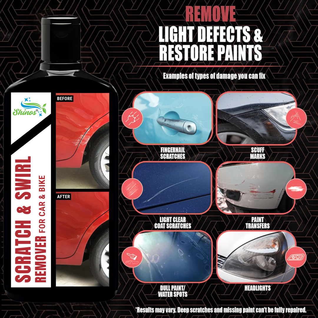 Scratch & Swirl remover For Car & Bike