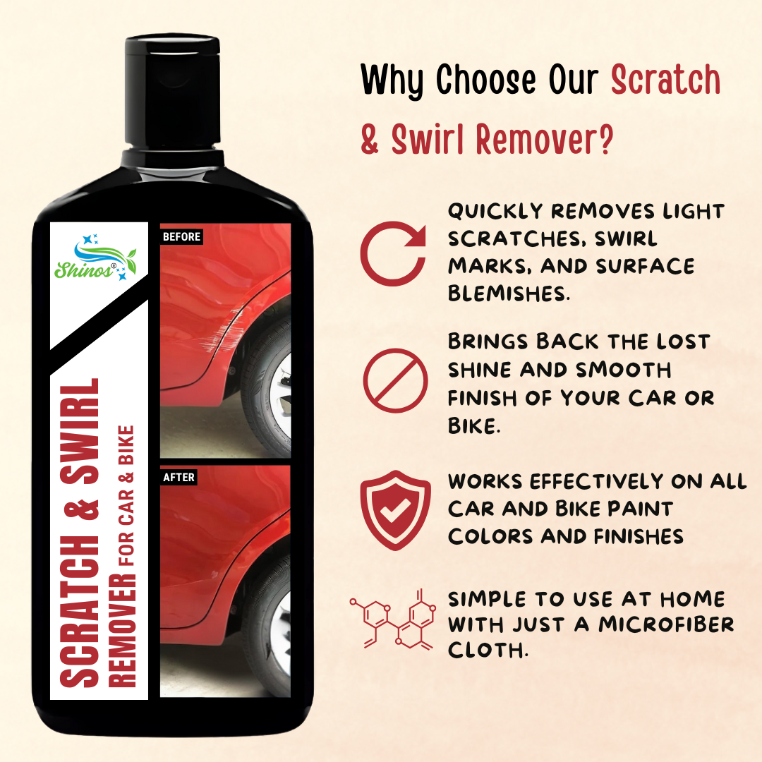 Scratch & Swirl remover For Car & Bike