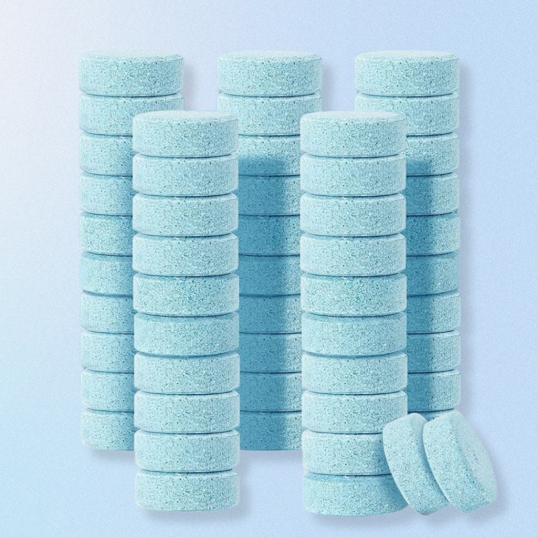 Shinos® Car Windshield Cleaning Tablets | Crystal Clear Vision | Powerful Cleaning | Eco-Friendly
