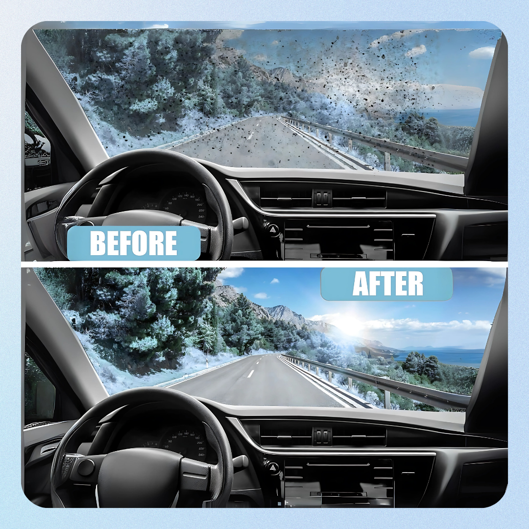 Shinos® Car Windshield Cleaning Tablets | Crystal Clear Vision | Powerful Cleaning | Eco-Friendly