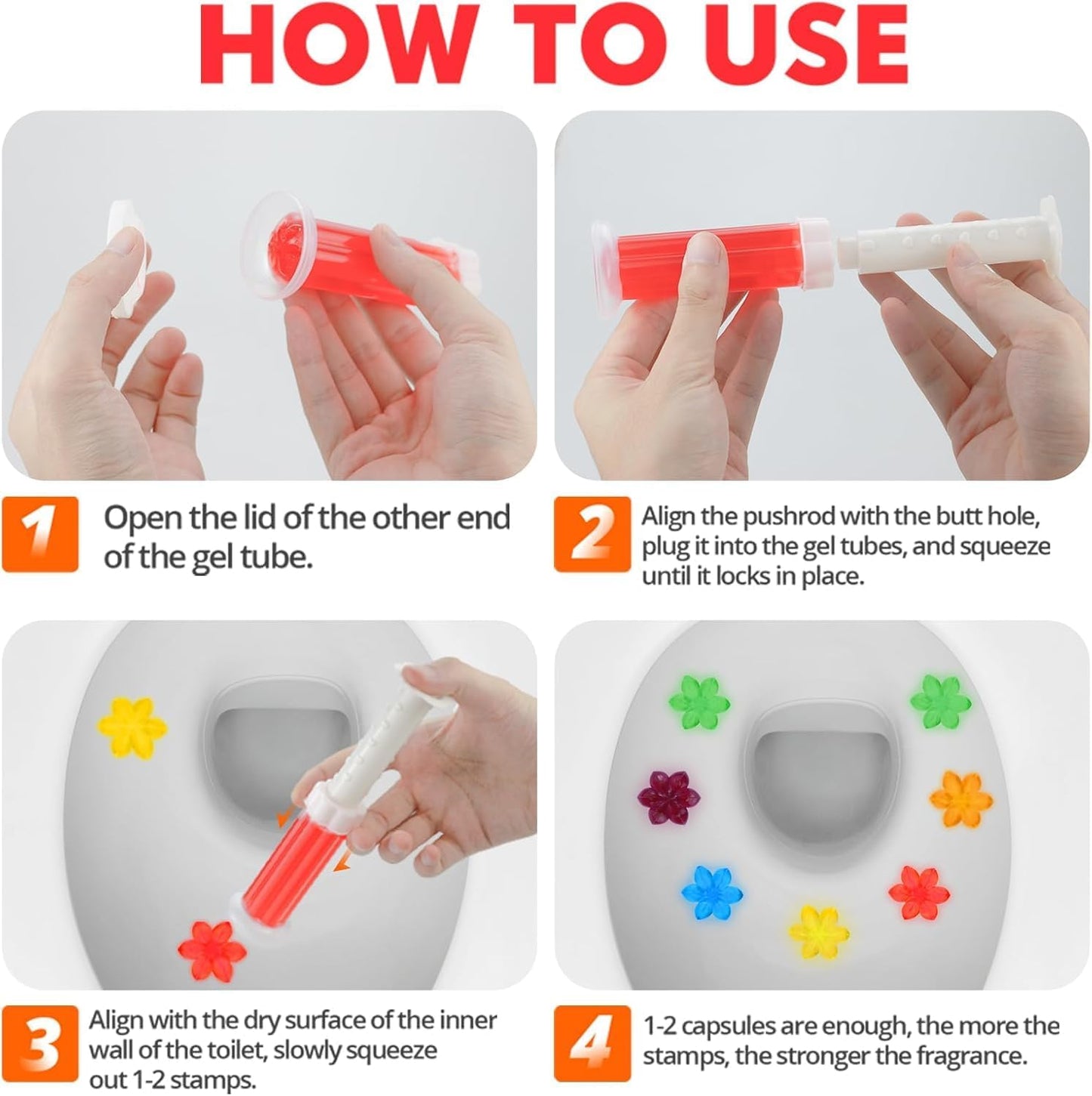 FreshBloom™ Toilet Cleaning Gel Stamp | Buy 1 Get 1 Free