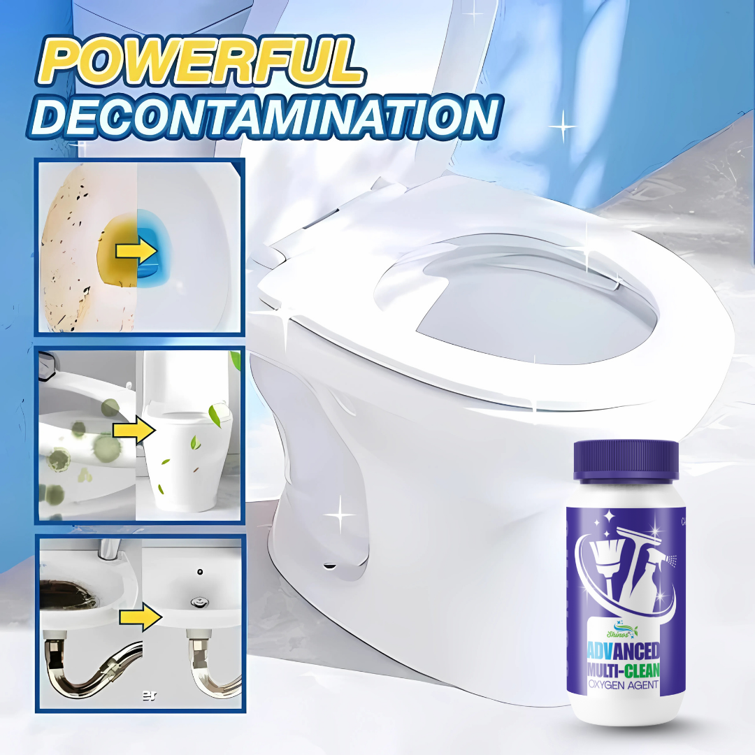 Advanced Multi-Clean Oxygen Agent | One Powerful Solution for All Your Cleaning Needs.