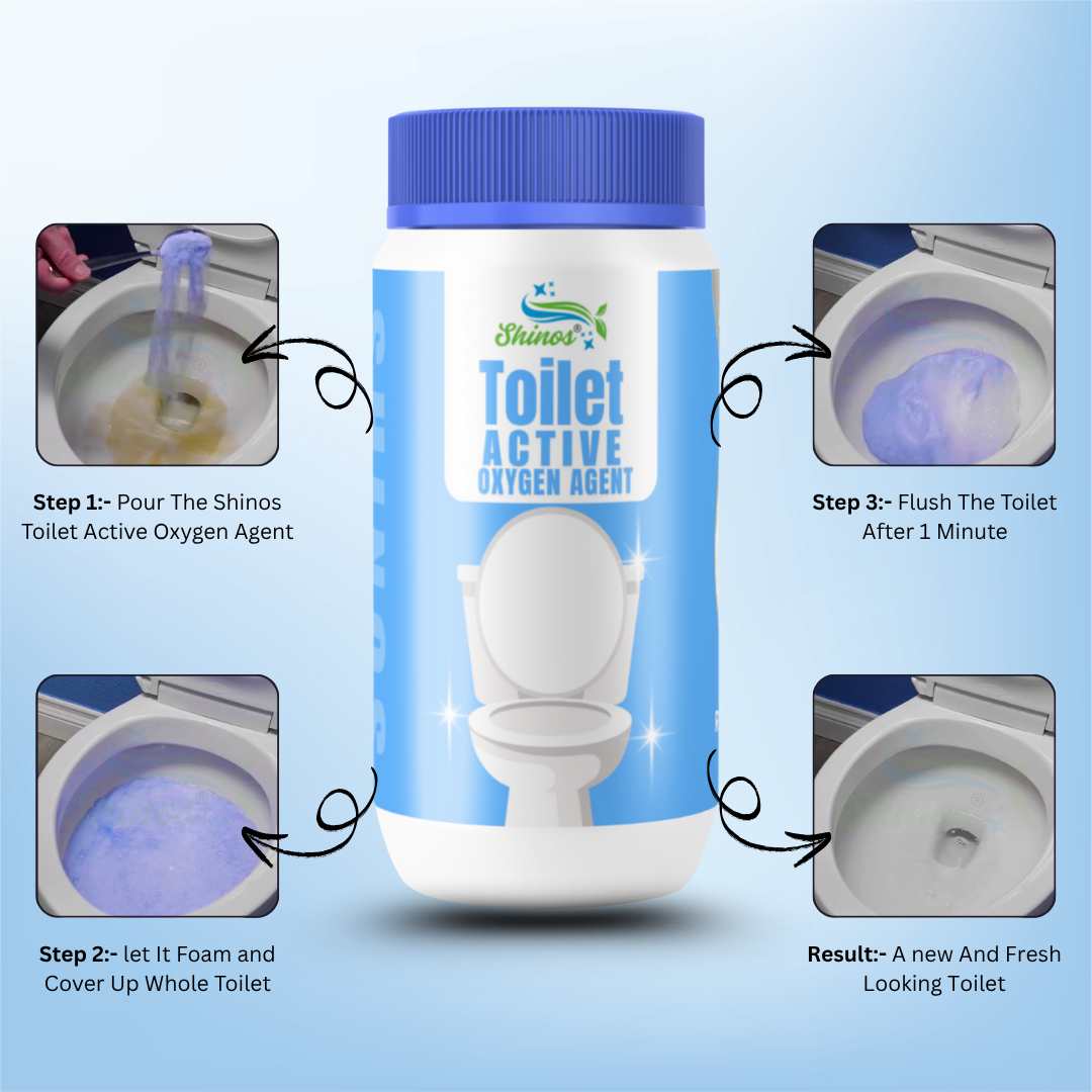 PowerPuff Toilet Cleaner | Powerful Toilet Cleaning Without Touching or Scrubbing | Pack of 3