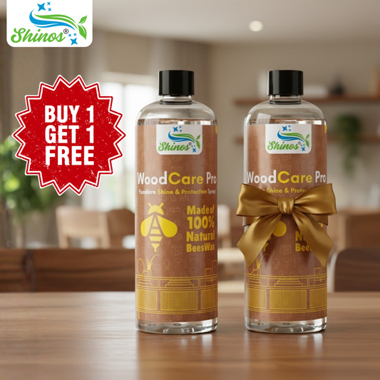 Shinos WoodCare Pro | India's No. 1 Natural Furniture Shine & Protection Shield