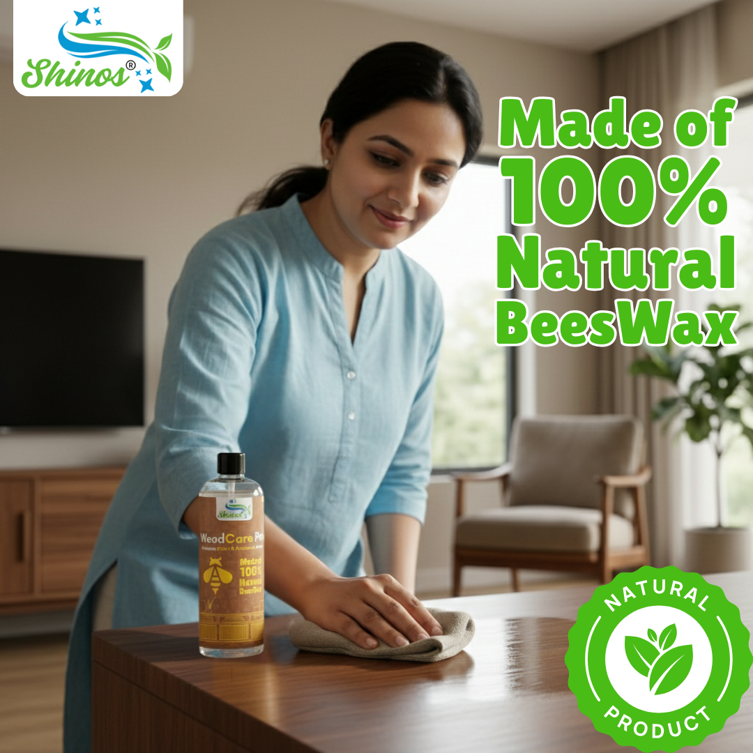 Shinos WoodCare Pro | India's No. 1 Natural Furniture Shine & Protection Shield