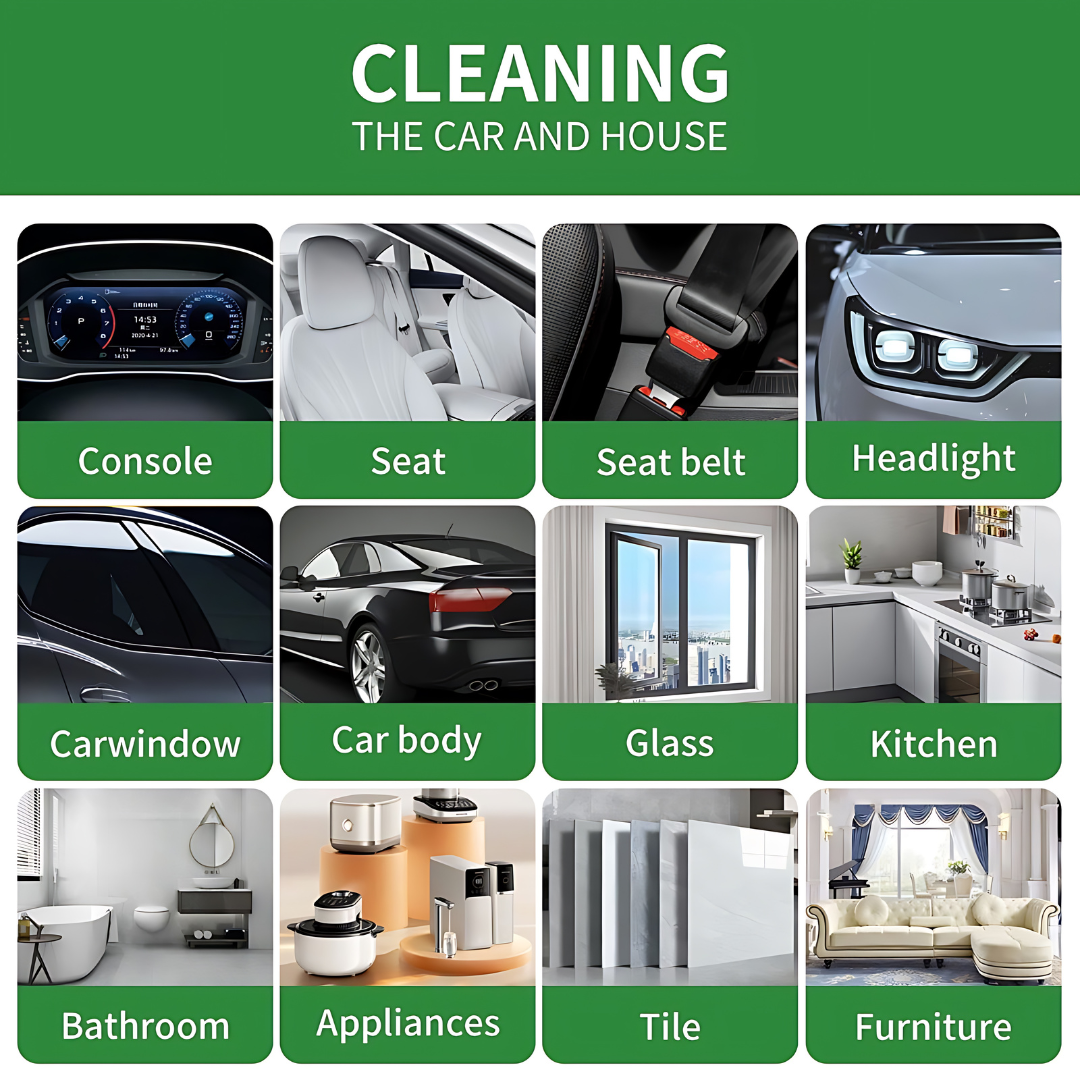 Multipurpose Foam Cleaner Spray for Upholstery, Carpets, Car Interiors, Kitchen Surfaces and Household Cleaning