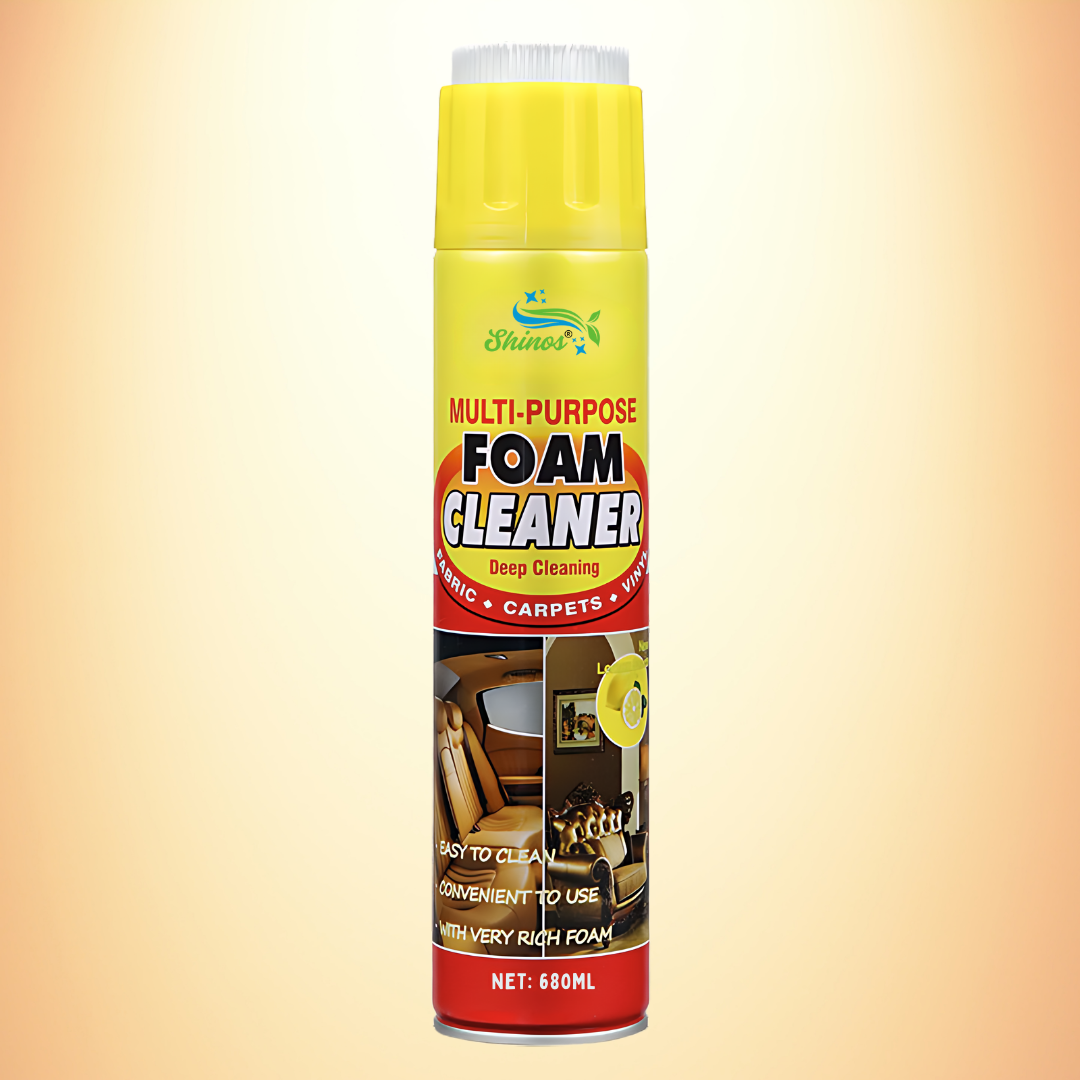 Multipurpose Foam Cleaner Spray for Upholstery, Carpets, Car Interiors, Kitchen Surfaces and Household Cleaning