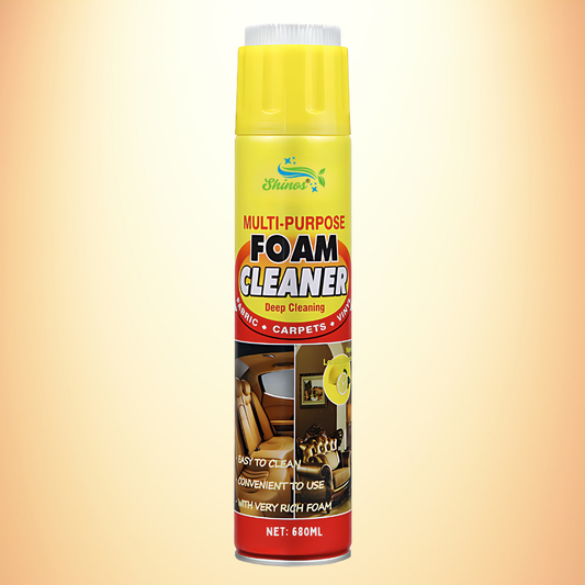 Multipurpose Foam Cleaner Spray for Upholstery, Carpets, Car Interiors, Kitchen Surfaces and Household Cleaning
