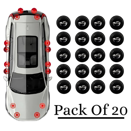 Car Door Shock Absorber Rubber Pad Protection for Door Protector Pack of 20