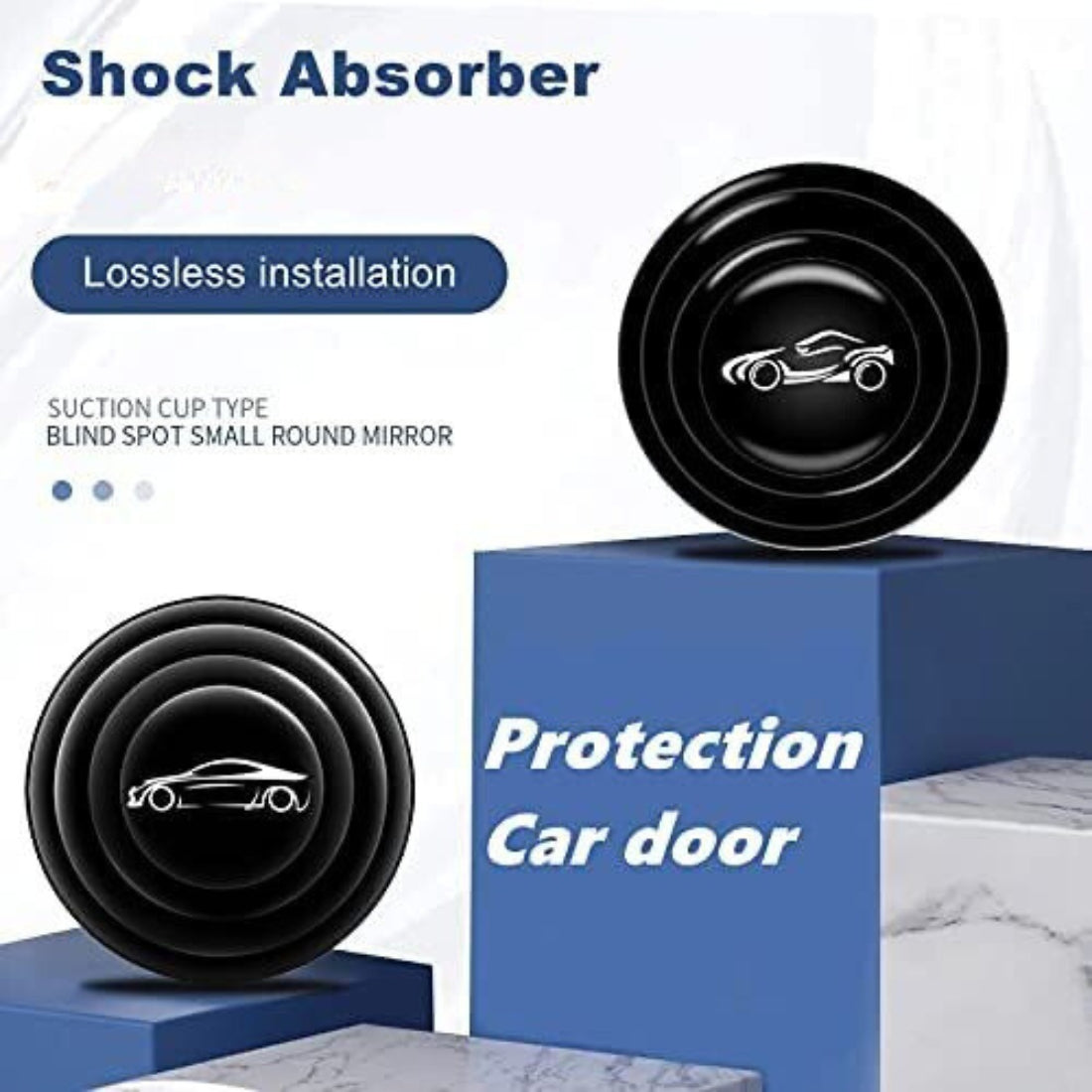 Car Door Shock Absorber Rubber Pad Protection for Door Protector Pack of 20