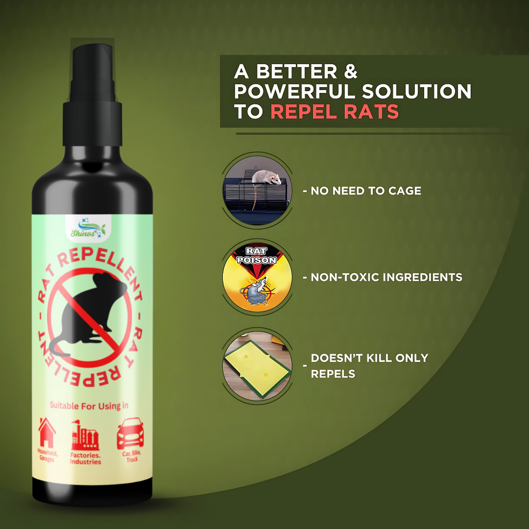 Rat Repellent Spray – Protect Your Home, Vehicle & Workplace