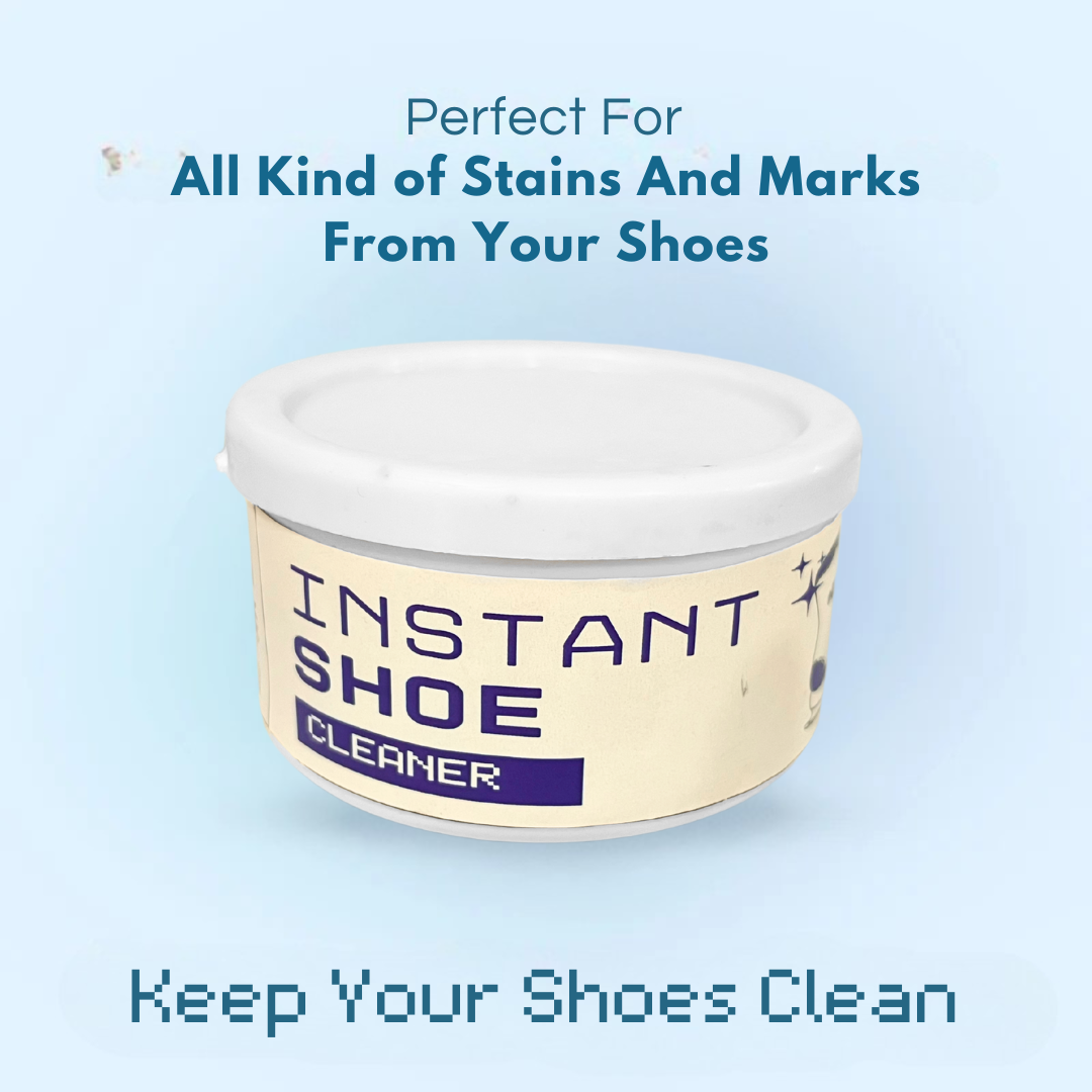 Instant Shine Shoe Cleaning Cream – Works on All Colors & Materials | New Launch