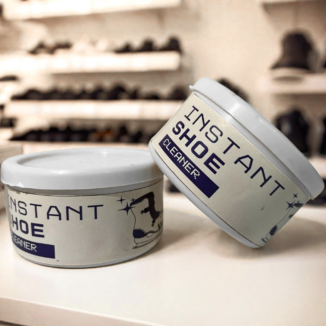 Instant Shine Shoe Cleaning Cream – Works on All Colors & Materials | New Launch