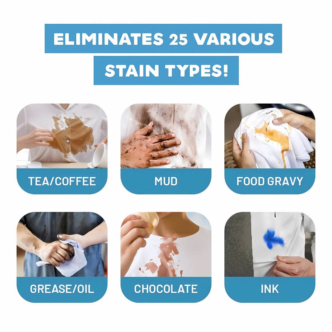 All in One Fabric Stain Remover | Stains Removal in 2 Easy steps