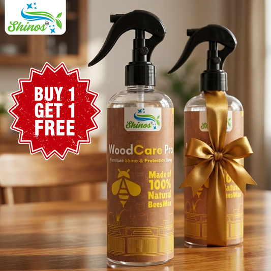 Shinos WoodCare Pro | India's No. 1 Natural Furniture Shine & Protection Spray
