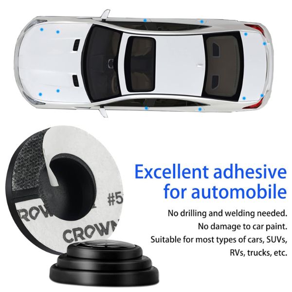 Car Door Shock Absorber Rubber Pad Protection for Door Protector Pack of 20